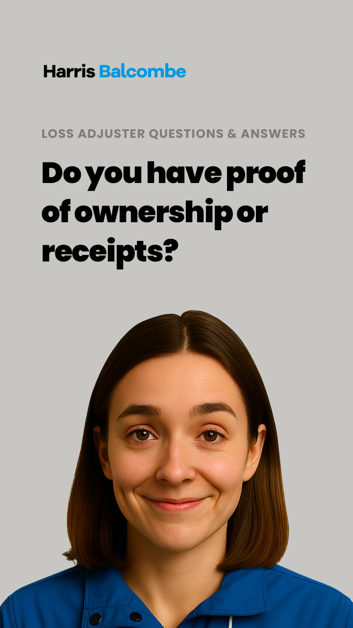 Do you have proof of ownership or receipts?